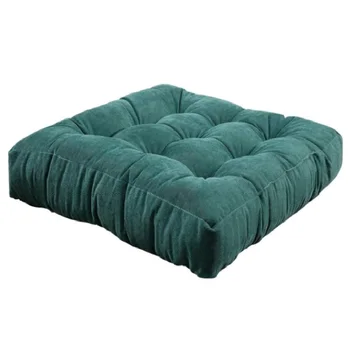 Напольная подушка Inyahome Квадратная Подушка для медитации для сидения на полу, твердая толстая подушка для сидения с ворсом, подушка для медитации для йоги
