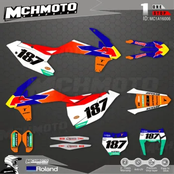 MCHMFG Индивидуальные фоны с графикой команды, Наклейки на заказ Для KTM 17-19EXC 16-18SX-F