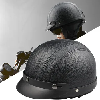 Мотоциклетный ретро-шлем для мужчин и женщин, солнцезащитный светильник для Harley, полушлем для электровелосипеда, шлем Four Seasons Universal
