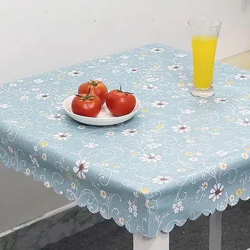 Квадратный стол, обеденный стол, скатерть, полностью водонепроницаемая прямоугольная форма