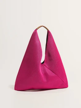Модная Летняя Новинка 2023 года, Нейлоновая пляжная сумка на плечо для женщин, Роскошные Дизайнерские Брендовые сумки с вырезами, Мягкий кошелек