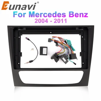 Eunavi 2din Автомобильный радио Мультимедийный плеер Рамка для Mercedes Benze E/CLS class 2002-2010 аудио панель рамка GPS автомобильный радиоприемник stestereo