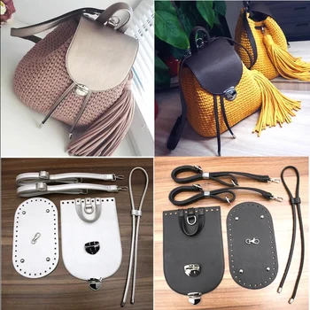 Модная сумочка ручной работы, сумка на плечевом ремне, комплект кожаных сумок, Низ сумки с фурнитурой, аксессуары для сумки 