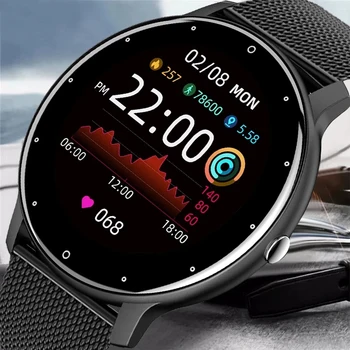 2023 Новые Мужские смарт-часы с полным сенсорным экраном, спортивные фитнес-часы IP67, водонепроницаемые Bluetooth Для Android ios, мужские умные часы + коробка