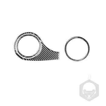 3 шт. Для 04-08 Mazda RX8 Вентиляционные отверстия для приборов Декоративные Наклейки Из Углеродного Волокна Продуманный Дизайн Простота в использовании Длительный срок службы Практичность