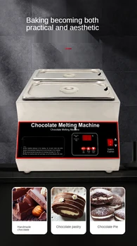 Цифровой Дисплей Машина для Плавления шоколада с воздушным подогревом, Двухсеточная Машина для подогрева шоколада, Печь для Плавления шоколада, Плавленый сыр, Теплое молоко