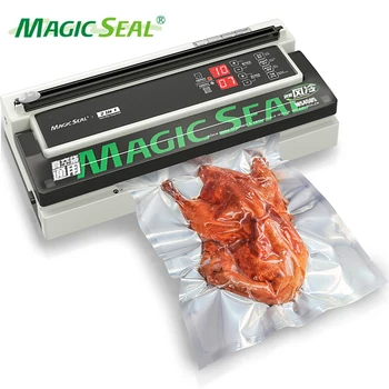 Коммерческая Вакуумная Упаковочная машина MAGIC SEAL Многофункциональный Автоматический Вакуумный Упаковщик пищевых продуктов с системой воздушного охлаждения