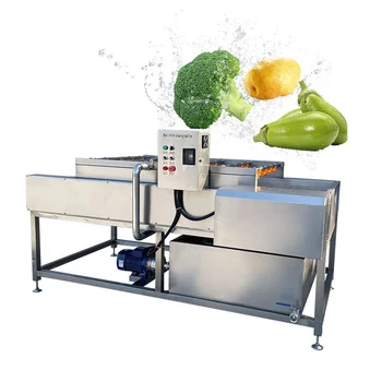 Стиральная машина для фруктов с воздушным пузырем, Используемая Для очистки овощей, Ультразвуковая Стиральная Машина