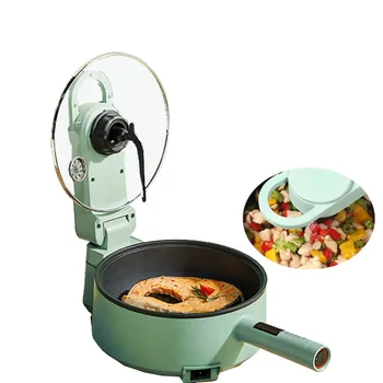 Машина для жарки овощей, Автоматическая бытовая кастрюля для приготовления пищи, интеллектуальный робот, ленивая сковорода для жарки риса