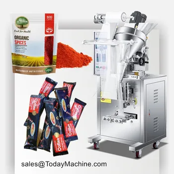 Автоматическая машина для упаковки саше растворимого кофе 3 в 1 с 4 сторонами, упаковочная машина для сухого молока, шоколада, сахара, сухого молока, 3 в 1
