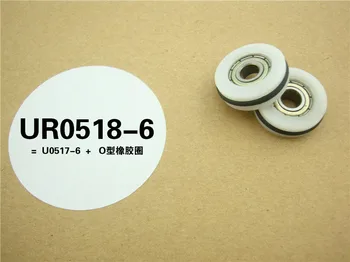 высококачественные шарикоподшипники с полиформальдегидным покрытием POM 695zz встроенный подшипник + уплотнительное резиновое кольцо Общий диаметр: 5*18* 6 мм