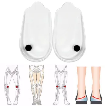 2 Шт. Магнитные силиконовые стельки, Ортопедический корректор для ног X/O-типа, гелевая подушка для пятки, Ортопедические стельки, обувь, коврик для ухода за ногами