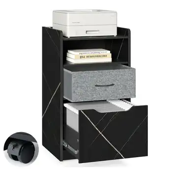 Мобильная подставка для принтера с регулируемыми сетчатыми полками для дома и офиса, PS306001MW