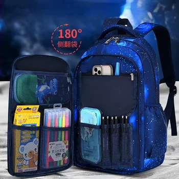 Детские школьные сумки, Детский рюкзак для мальчиков, Начальный Ортопедический Рюкзак 2023 для девочек, Водонепроницаемый школьный рюкзак, сумка для книг Mochila Infantil