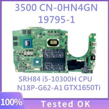 CN-0HN4GN 0HN4GN HN4GN 19795-1 Материнская плата для ноутбука DELL G3 15 3500 Материнская плата с процессором SRH84 i5-10300H 100% Полностью работает Хорошо