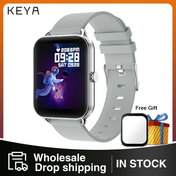 Смарт-часы KEYA G16, Женские Спортивные Модные Смарт-часы с Полным Касанием, Температурный монитор, Фитнес-Трекер, Умные Часы для iOS Android