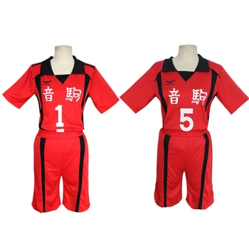 Haikyuu Kozume Kenma, костюм для Косплея, спортивная форма, Летние Свободные Шорты с короткими рукавами, Спортивная одежда