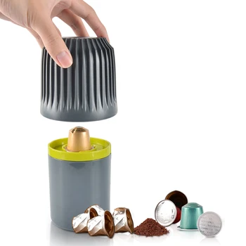 НОВЫЙ инструмент для переработки кофе из АБС-пластика Nespresso в Алюминиевых Капсулах Коробка для измельчения Кофе Переработка Капсул