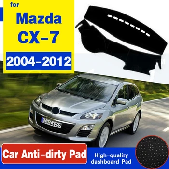 Для Mazda CX-7 2006 2007 2008 2009 2010 2011 2012 Противоскользящий коврик для приборной панели, солнцезащитный козырек, аксессуары для ковров Dashmat CX7 CX 7