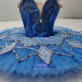 Оптовая продажа с фабрики, высококачественные Профессиональные Классические костюмы-пачки для взрослых для девочек Blue Bird