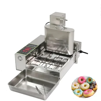 Электрическая машина для приготовления пончиков и вафель с 4/6 рядами, Полностью автоматическая фритюрница для сэндвичей, Кухонные принадлежности для приготовления пищи