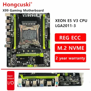 Материнская плата X99 D4 D3 NVME M.2 SSD LGA 2011-3 32G ECC REG NON-ECC Память Поддержка Intel Xeon E5 2680 2670 V3 V4 PCI-E3.0 SATA3