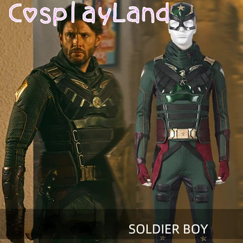 Костюм солдата для мальчиков, зеленый костюм супергероя Бена, боевой костюм для мужчин, Костюм для мальчиков, Карнавальный костюм для взрослых на Хэллоуин