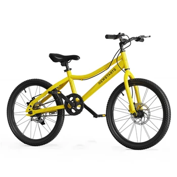 Горный велосипед 16-дюймовый Детский велосипед с механическим дисковым тормозом из Высокоуглеродистой стали, практичный и долговечный для ежедневной езды на велосипеде