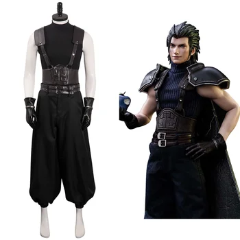 Кризисное ядро Final Fantasy VII Воссоединение, костюм Зака для косплея, наряды на Хэллоуин, карнавальный костюм для взрослых мужчин, Рождество