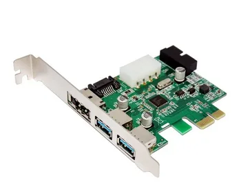 Питание через eSATA eSATAp II и USB 3.0 USB3.0 к PCI-E PCI Express Card с 20-контактным разъемом материнской платы