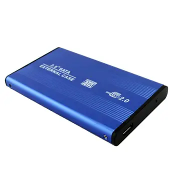 2,5-дюймовый жесткий диск SSD с интерфейсом USB 2.0 на SATA, внешний мобильный жесткий диск, коробка с поддержкой жесткого диска из алюминиевого сплава Емкостью 3 ТБ, Корпус жесткого диска из жесткого диска