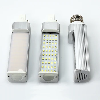 30шт E27 G24 светодиодный светильник для кукурузы SMD 5050 2835 5 Вт 7 Вт 8 Вт 9 Вт 10 Вт 12 Вт 13 Вт светодиодная лампа с плоским прожектором AC85-265V для домашнего декора