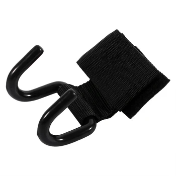 Черный Бандаж для Поднятия Тяжестей, поддерживающий запястье, ремешок, крючок для тренажерного зала, крючок для захвата
