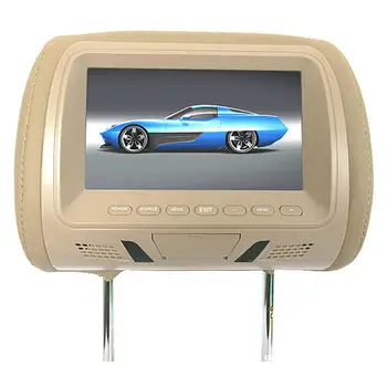 Универсальный 7-дюймовый автомобильный подголовник, монитор заднего сиденья для подключения к навигации, DVD-Развлекательный мультимедийный автомобильный плеер на заднем сиденье