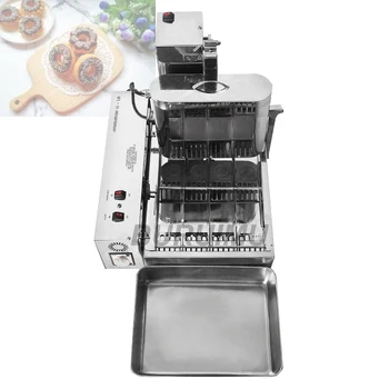 Электрическая Четырехрядная Автоматическая машина для приготовления пончиков Производитель коммерческих Автоматических фритюрниц для пончиков