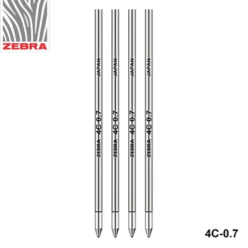 10 шт. Японские Гелевые ручки ZEBRA для заправки BR-8A-4C-0.7 Металлическими шариками 0,7 мм и Mitsubishi SE-7 General длиной 67 мм Back To School