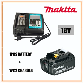 Оригинальный Аккумулятор Makita 18V 3,0Ач, Перезаряжаемый Электроинструмент, Аккумулятор со светодиодной литий-ионной Заменой LXT BL1860B BL1860 BL1850