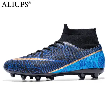 ALIUPS 33-45 Мужская футбольная обувь Детская футбольная обувь Футбольные бутсы Детские Футбольные бутсы для мальчиков с качественными противоскользящими носками