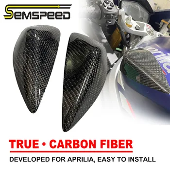 Semspeed Для Aprilia RS660 2020-2021 Защитная крышка топливного бака Мотоцикла Защита Топливного бака От столкновений Из углеродного волокна