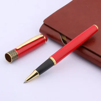 naoer 68 красный золотой металл новый классический дизайн Ручка-роллер