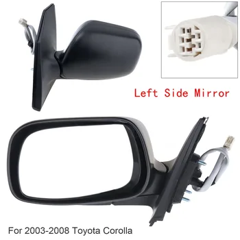 Нескладываемое Левое /Правое Боковое зеркало, Левое /Правостороннее RH-зеркало для Toyota Corolla 2003-2008 CE / LE/ S/Sport/ XRS Седан 4-Дверный
