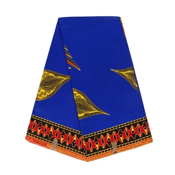 Новейший модный дизайн, 100% хлопок, Королевская синяя африканская ткань с принтом pagnes africain