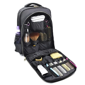 Горячая распродажа, парикмахерская сумка для путешествий, сумка для прически, двойной рюкзак на плечо