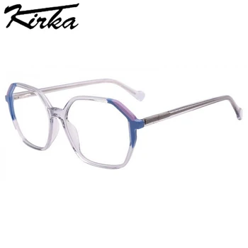 Женская оправа для очков Kirka пилотной формы, женские оправы для очков в стиле пэчворк, женские очки, оптические очки WD4143
