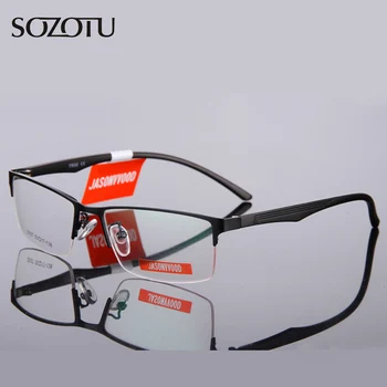 Оптическая оправа для очков Мужская Ботаническая оправа для очков Компьютерные очки для мужчин с прозрачными линзами Armacao de YQ068
