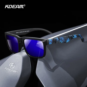 KDEAM Летние Поляризованные Солнцезащитные очки Для Мужчин и Женщин Уникальный дизайн Оправы Для очков Классические Квадратные Спортивные Солнцезащитные очки для вождения 2501