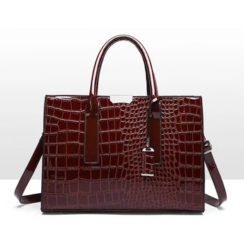 Новая Сумка, Женская сумка, Европейская и американская мода, крокодиловый узор, Mirosdanie.ru, сумка-мессенджер