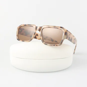 Старинные Квадратные Солнцезащитные очки Мужские Брендовые Дизайнерские Ретро Солнцезащитные Очки Мужская Мода Зеркальные Заклепки Для Вождения на открытом Воздухе Oculos De Sol