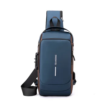 Мужская сумка-слинг для Путешествий, водонепроницаемые сумки через плечо, противоугонная многофункциональная сумка, Короткая сумка-мессенджер, Нагрудная вечеринка