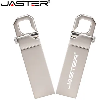 JASTER USB флэш-накопитель 64 ГБ Металлический флешка Высокоскоростной USB-накопитель 4 ГБ 32 ГБ Реальная емкость флешки 2,0 128 ГБ USB-накопитель Без ЛОГОТИПА
